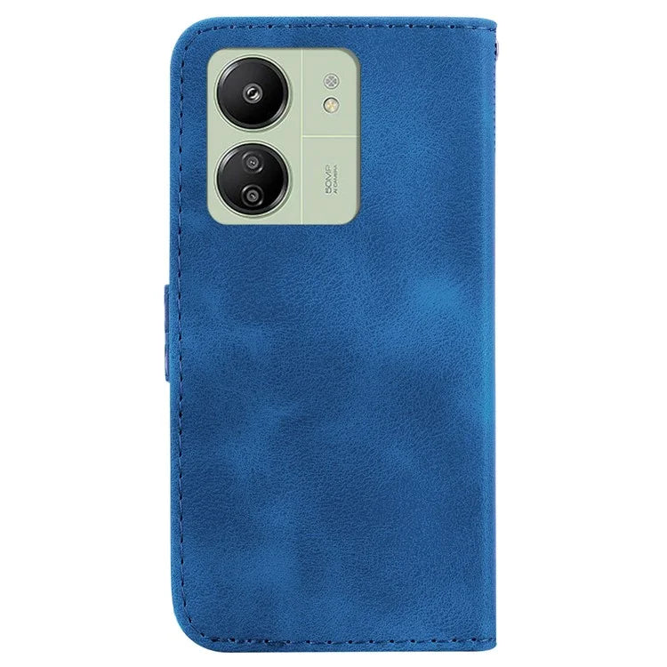 For Xiaomi Redmi 13C 4G / 13C 5G / Poco C65 4G Case PU Leather Wallet Stand Imprinted Phone Cover