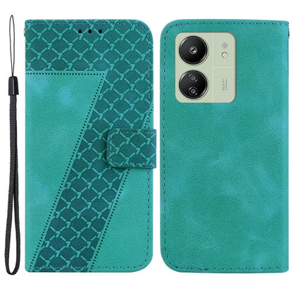 For Xiaomi Redmi 13C 4G / 13C 5G / Poco C65 4G Case PU Leather Wallet Stand Imprinted Phone Cover