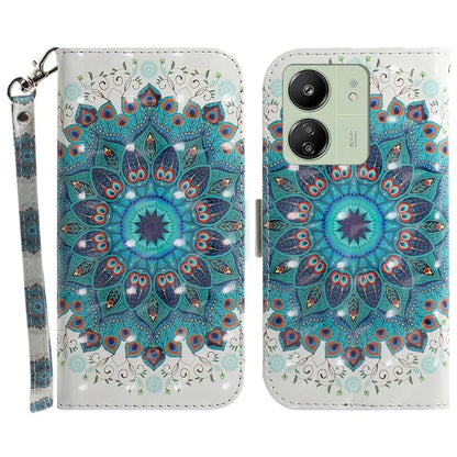 For Xiaomi Redmi 13C 4G / Redmi 13C 5G / Poco C65 4G Cell Phone Case 3D Pattern Wallet Cover