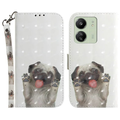 For Xiaomi Redmi 13C 4G / Redmi 13C 5G / Poco C65 4G Cell Phone Case 3D Pattern Wallet Cover