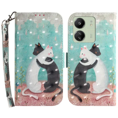 For Xiaomi Redmi 13C 4G / Redmi 13C 5G / Poco C65 4G Cell Phone Case 3D Pattern Wallet Cover