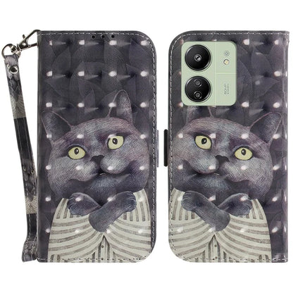 For Xiaomi Redmi 13C 4G / Redmi 13C 5G / Poco C65 4G Cell Phone Case 3D Pattern Wallet Cover