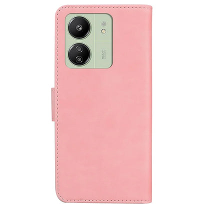 For Xiaomi Redmi 13C 4G / Redmi 13C 5G / Poco C65 4G Case Solid Color Leather Phone Wallet Cover