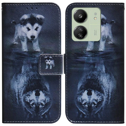 For Xiaomi Redmi 13C 4G / 5G / Poco C65 4G Case PU Leather Wallet Stand Cover
