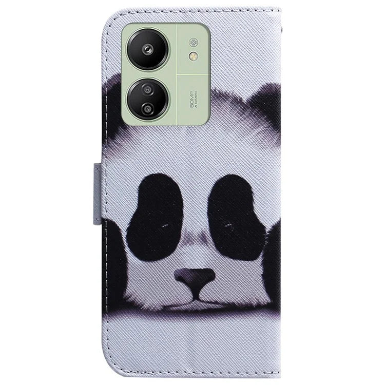 For Xiaomi Redmi 13C 4G / 5G / Poco C65 4G Case PU Leather Wallet Stand Cover