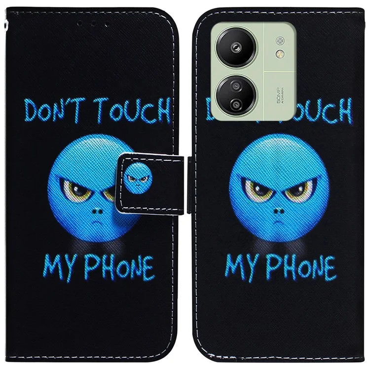 For Xiaomi Redmi 13C 4G / 5G / Poco C65 4G Case PU Leather Wallet Stand Cover