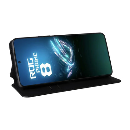 For Asus ROG Phone 8 5G / ROG Phone 8 Pro 5G Case Rhombus Imprinted Stand View Phone Cover
