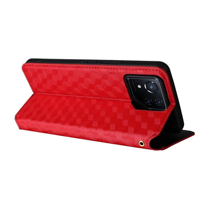 For Asus ROG Phone 8 5G / ROG Phone 8 Pro 5G Case Rhombus Imprinted Stand View Phone Cover