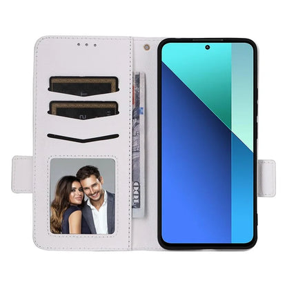 For Xiaomi Redmi Note 13 4G Shockproof Phone Case PU Leather Flip Cover