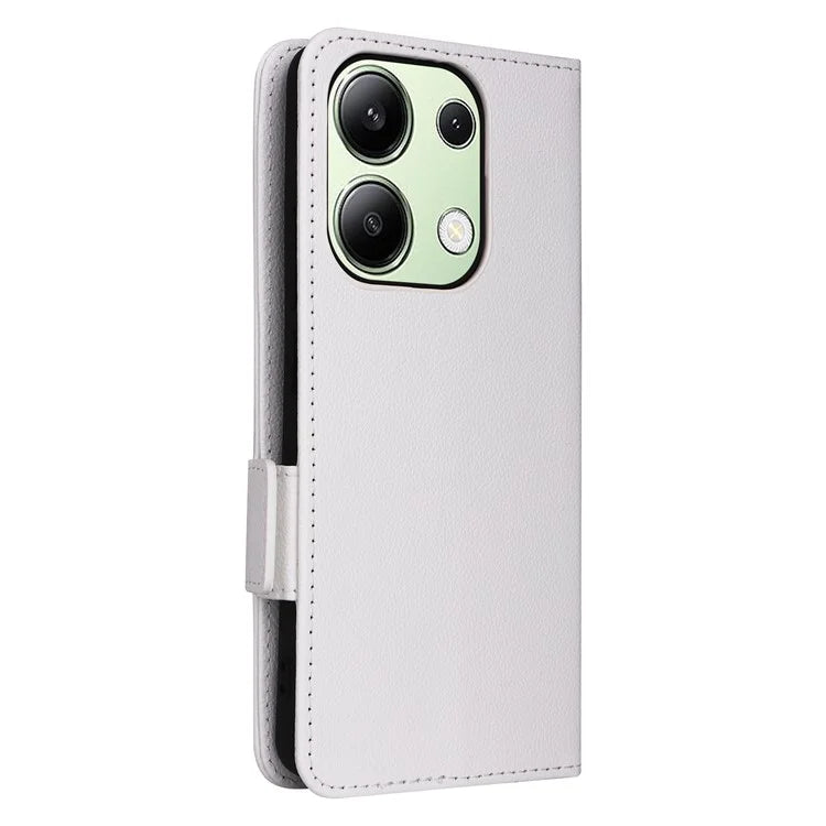 For Xiaomi Redmi Note 13 4G Shockproof Phone Case PU Leather Flip Cover