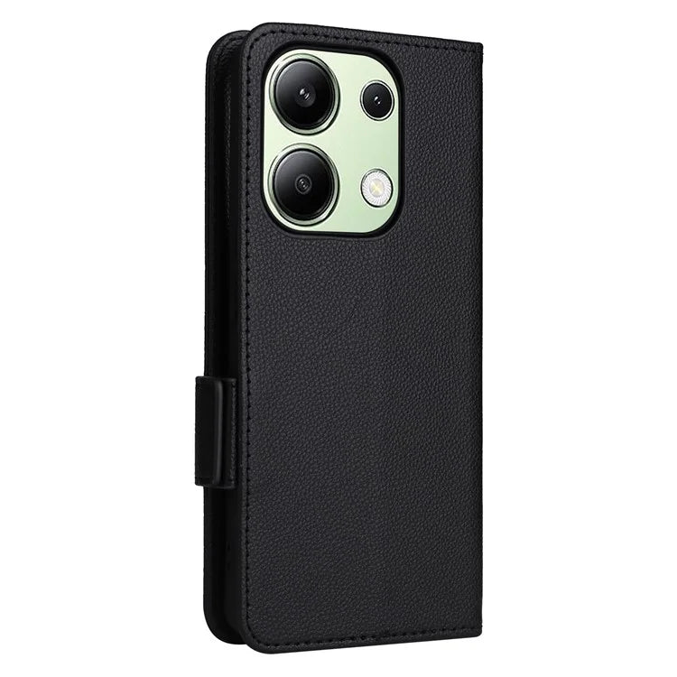 For Xiaomi Redmi Note 13 4G Shockproof Phone Case PU Leather Flip Cover