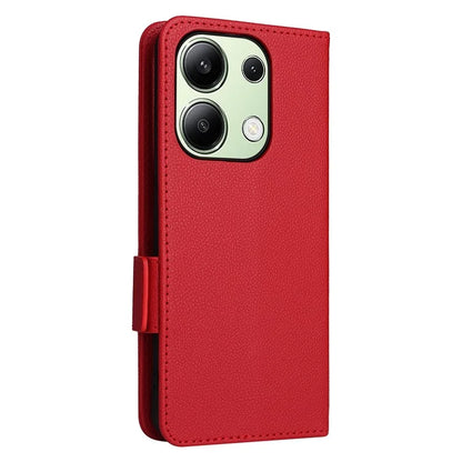 For Xiaomi Redmi Note 13 4G Shockproof Phone Case PU Leather Flip Cover