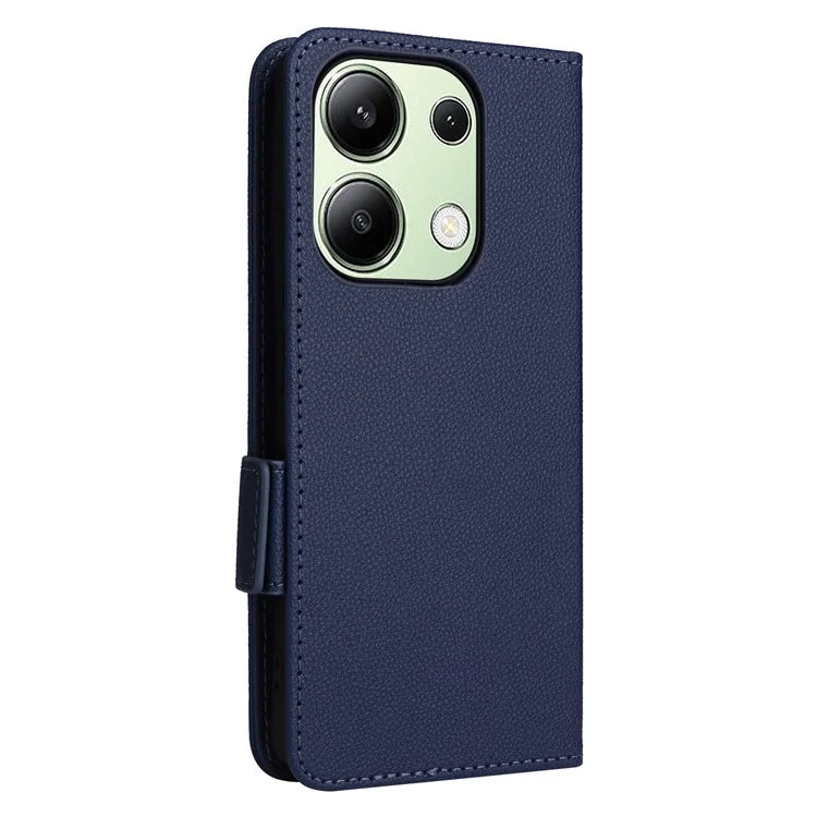 For Xiaomi Redmi Note 13 4G Shockproof Phone Case PU Leather Flip Cover