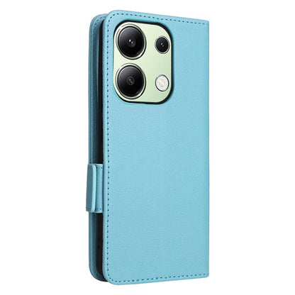For Xiaomi Redmi Note 13 4G Shockproof Phone Case PU Leather Flip Cover