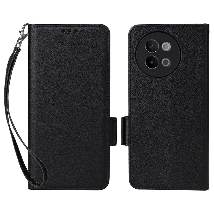 For vivo S18e 5G Protective Wallet Case PU Leather Phone Cover