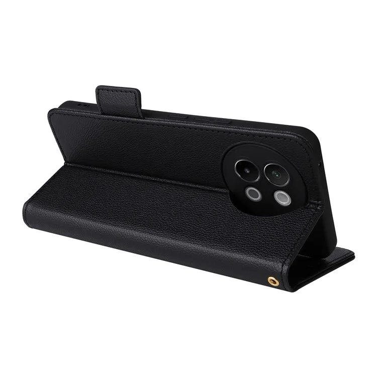 For vivo S18e 5G Protective Wallet Case PU Leather Phone Cover