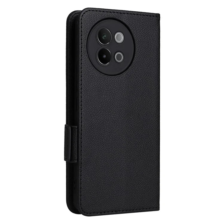 For vivo S18e 5G Protective Wallet Case PU Leather Phone Cover