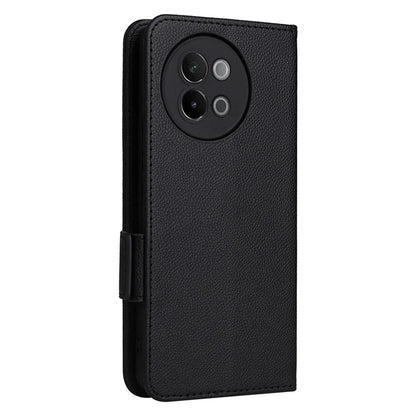 For vivo S18e 5G Protective Wallet Case PU Leather Phone Cover
