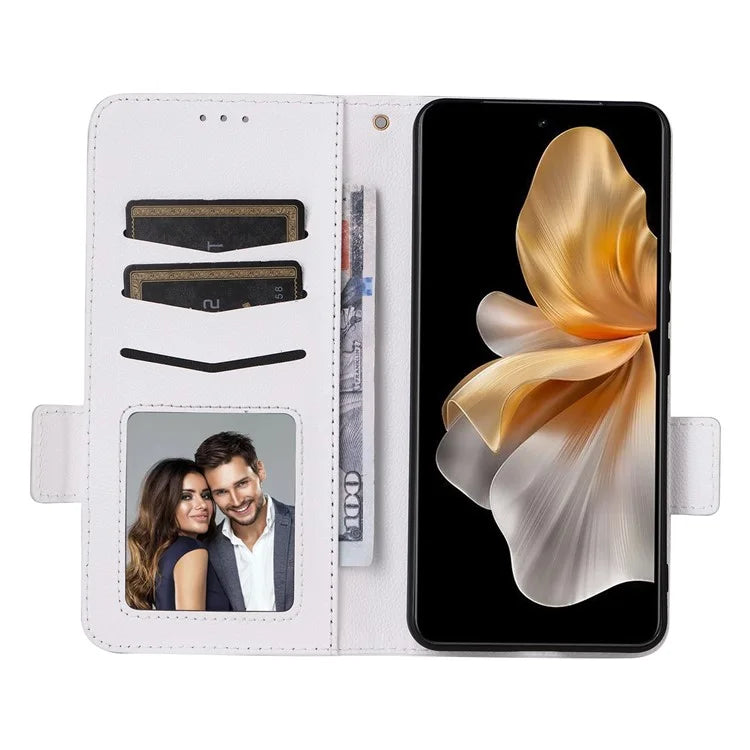 For vivo S18e 5G Protective Wallet Case PU Leather Phone Cover