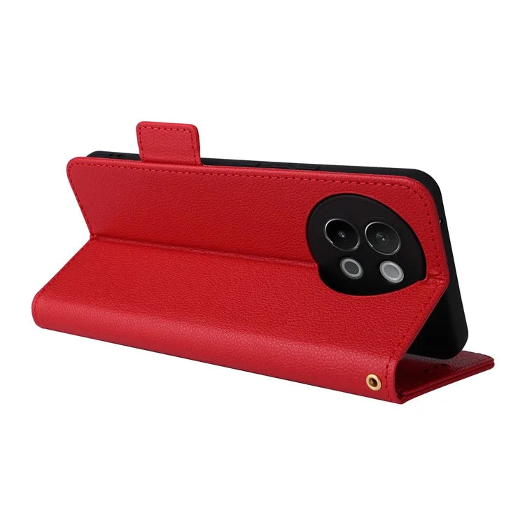 For vivo S18e 5G Protective Wallet Case PU Leather Phone Cover