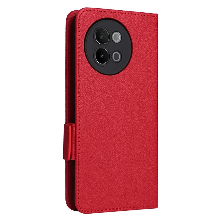 For vivo S18e 5G Protective Wallet Case PU Leather Phone Cover
