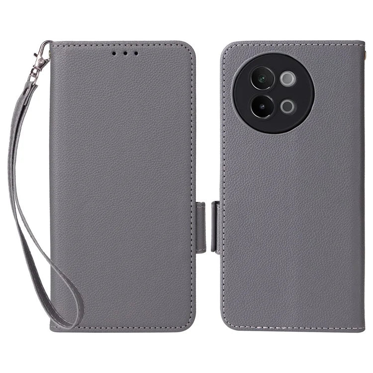 For vivo S18e 5G Protective Wallet Case PU Leather Phone Cover