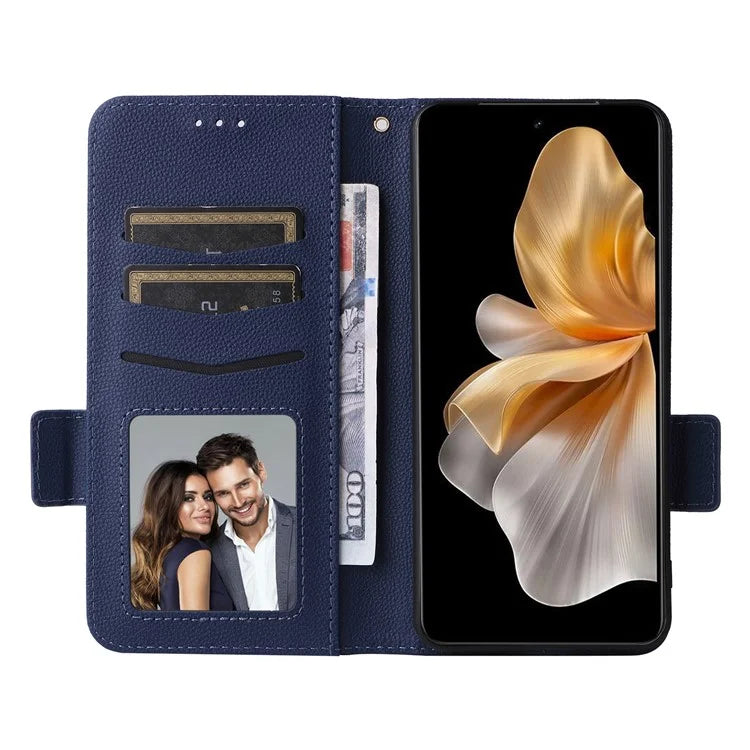 For vivo S18e 5G Protective Wallet Case PU Leather Phone Cover