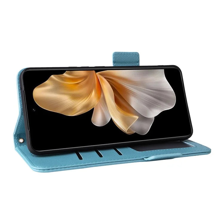 For vivo S18e 5G Protective Wallet Case PU Leather Phone Cover
