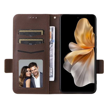 For vivo S18e 5G Protective Wallet Case PU Leather Phone Cover