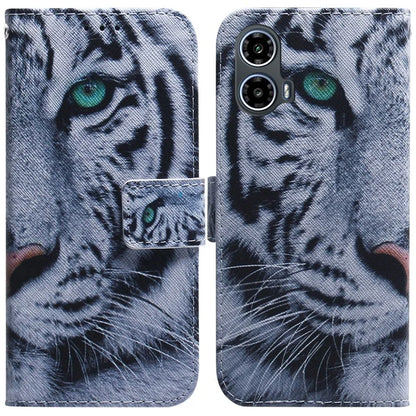 For Motorola Moto G34 5G Case Phone Leather Cover Pattern Printing