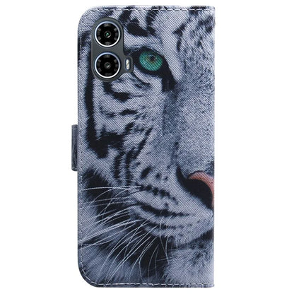 For Motorola Moto G34 5G Case Phone Leather Cover Pattern Printing