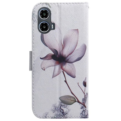 For Motorola Moto G34 5G Case Phone Leather Cover Pattern Printing