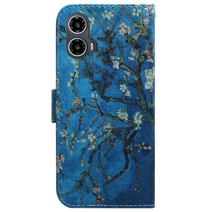 For Motorola Moto G34 5G Case Phone Leather Cover Pattern Printing