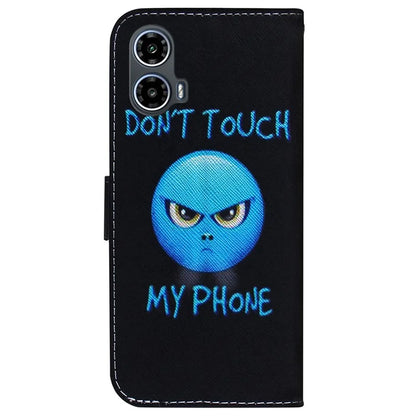 For Motorola Moto G34 5G Case Phone Leather Cover Pattern Printing