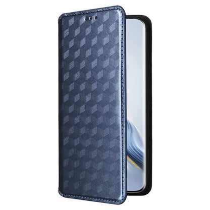 For Honor Magic6 5G Wallet Case Rhombus Imprinted Leather Phone Cover