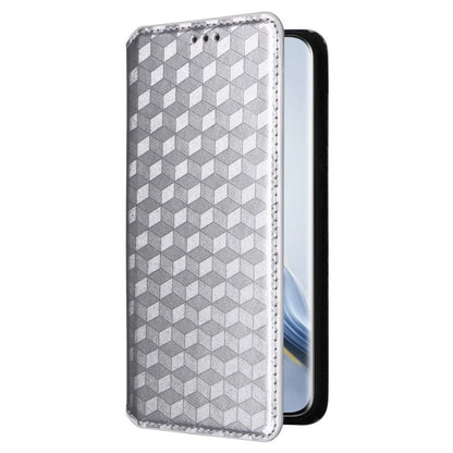 For Honor Magic6 5G Wallet Case Rhombus Imprinted Leather Phone Cover