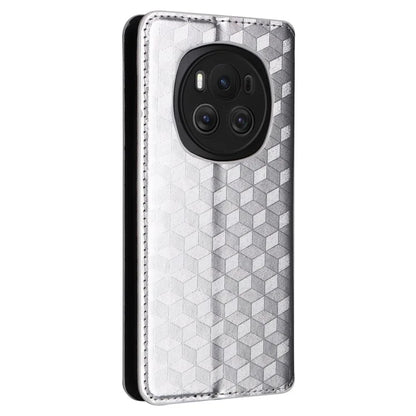 For Honor Magic6 5G Wallet Case Rhombus Imprinted Leather Phone Cover