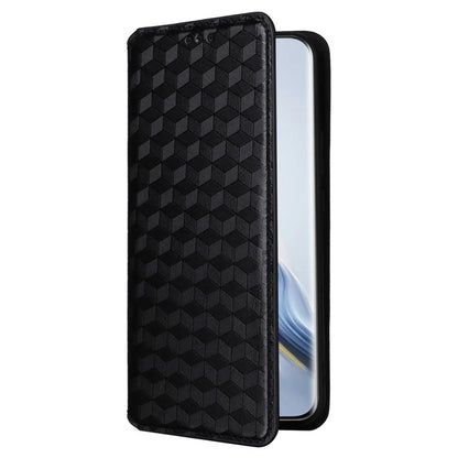 For Honor Magic6 5G Wallet Case Rhombus Imprinted Leather Phone Cover