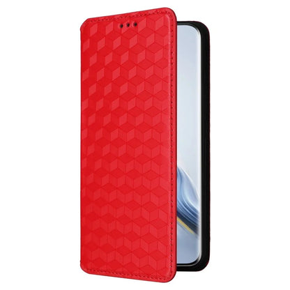 For Honor Magic6 5G Wallet Case Rhombus Imprinted Leather Phone Cover