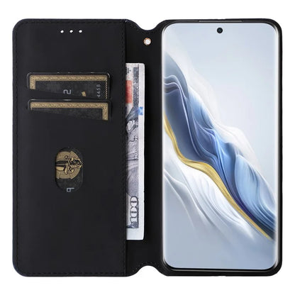 For Honor Magic6 5G Wallet Case Rhombus Imprinted Leather Phone Cover