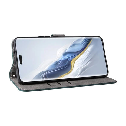 For Honor Magic6 Pro 5G Case RFID Blocking PU Leather Wallet Phone Cover
