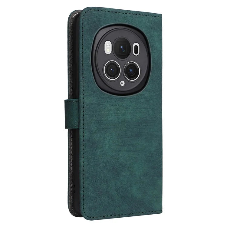 For Honor Magic6 Pro 5G Case RFID Blocking PU Leather Wallet Phone Cover