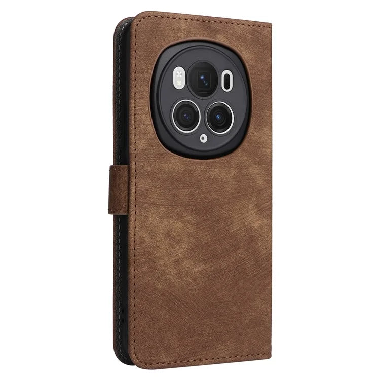 For Honor Magic6 Pro 5G Case RFID Blocking PU Leather Wallet Phone Cover