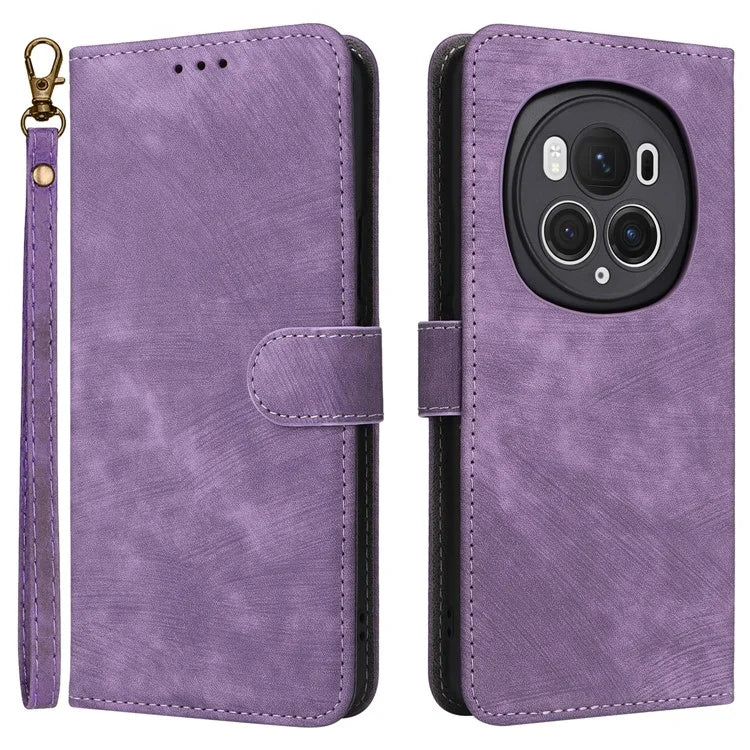 For Honor Magic6 Pro 5G Case RFID Blocking PU Leather Wallet Phone Cover