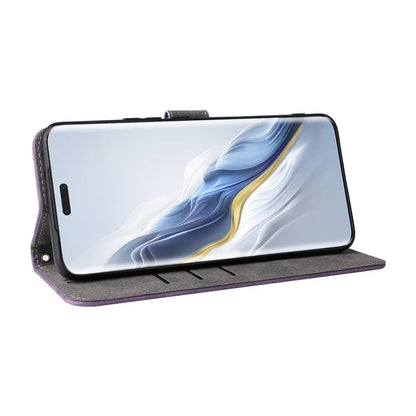 For Honor Magic6 Pro 5G Case RFID Blocking PU Leather Wallet Phone Cover