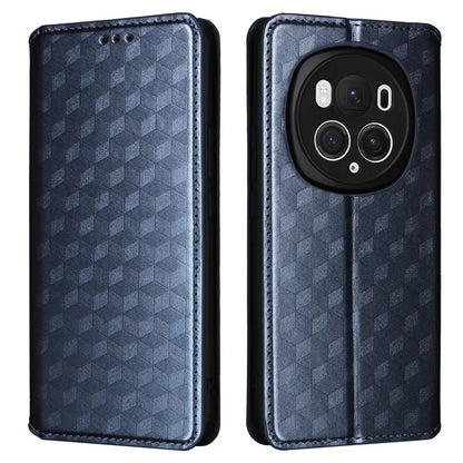 For Honor Magic6 Pro 5G Case Rhombus Imprinted Leather Flip Phone Case