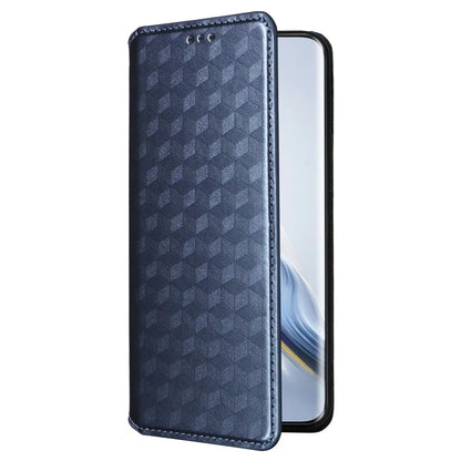 For Honor Magic6 Pro 5G Case Rhombus Imprinted Leather Flip Phone Case