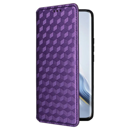 For Honor Magic6 Pro 5G Case Rhombus Imprinted Leather Flip Phone Case