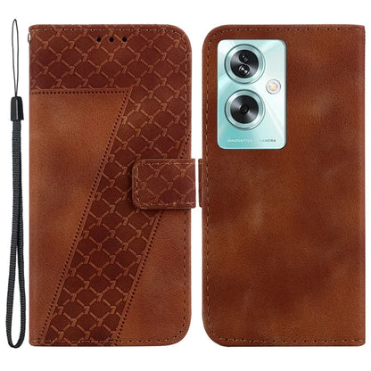 For Oppo A79 5G / A2 5G Case PU Leather Wallet Stand Imprinted Phone Protection Cover