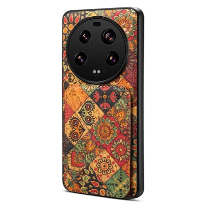 For Xiaomi 13 Ultra Flower Phone Case Card Holder Kickstand Cover